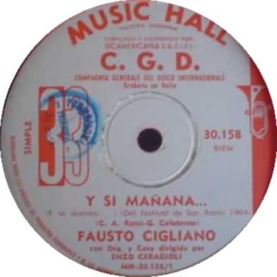 Fausto Cigliano — Y Si Mañana = E Se Domani / Dejé Mi Corazon = I Left My Heart In San Francisco