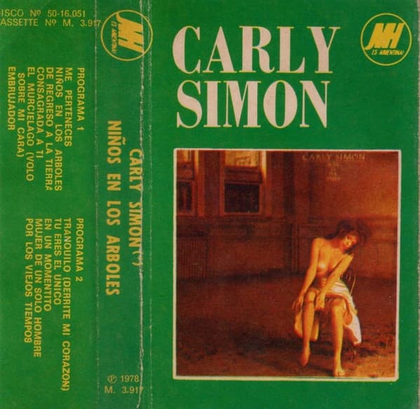 Carly Simon — Boys In The Trees - Niños En Los Árboles