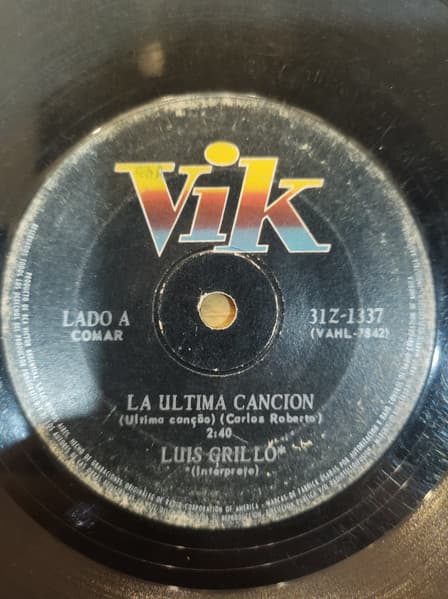 Luis Grillo — La Ultima Cancion / La Pobreza