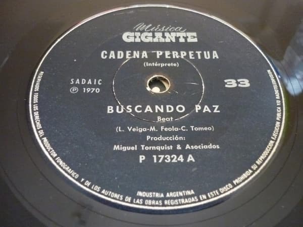 Cadena Perpetua — Buscando Paz / Esclavo Del Dinero