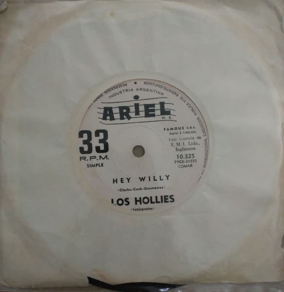 Los Hollies — Hey Willie / Remando Juntos En El Bote = Row The Boat Together
