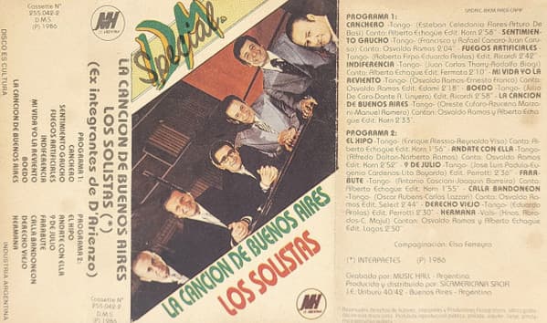 Los Solistas — La Cancion De Buenos Aires