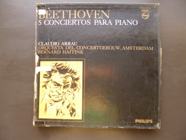 Beethoven & Claudio Arrau & Orquesta Del Concertgebouw, Amsterdam & Bernard Haitink — 5 Conciertos Para Piano