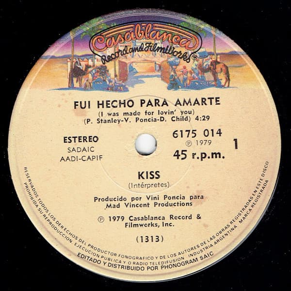 Kiss — Fui Hecho Para Amarte = I Was Made For Lovin' You