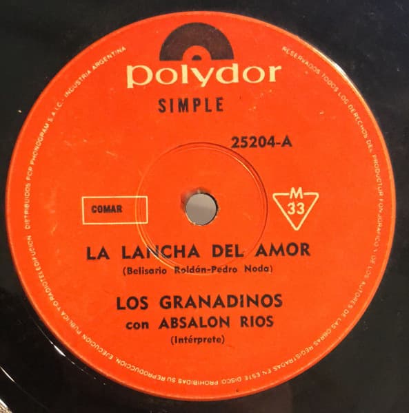 Los Granadinos & Absalon Rios — La Lancha Del Amor / Baila Morena