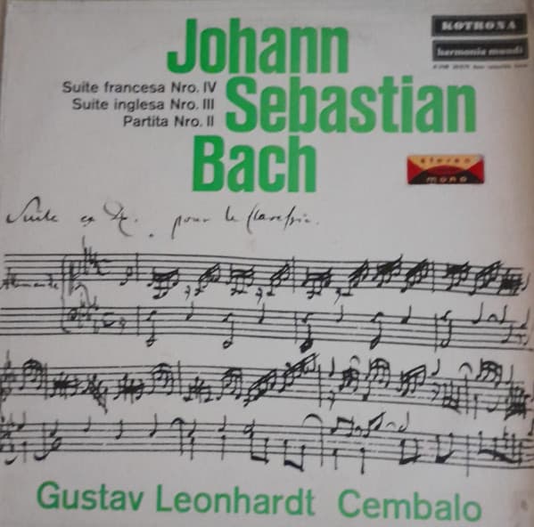 Gustav Leonhardt — Johann Sebastian Bach