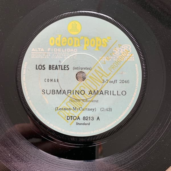 Los Beatles — Submarino Amarillo / Eleanor Rigby