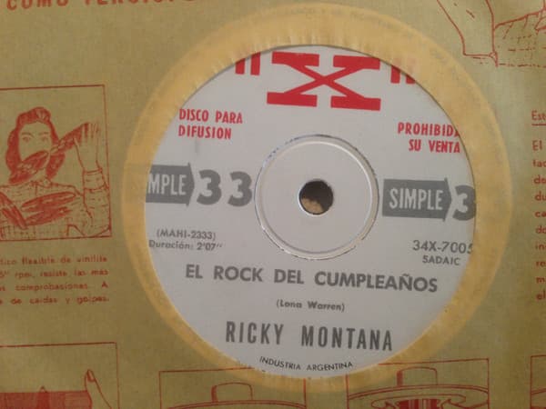 Ricky Montana — El Rock Del Cumpleaños