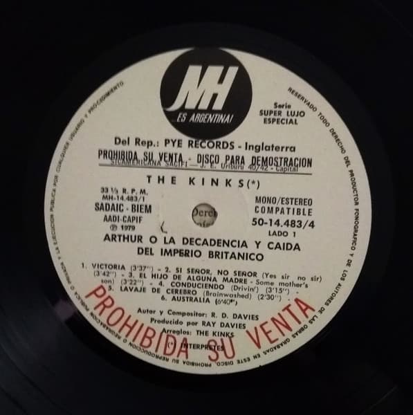 The Kinks — Arthur O la Decadencia y Caída Del Imperio Británico