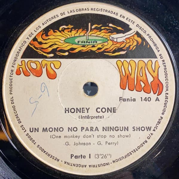Honey Cone — Un Mono No Para Ningun Show