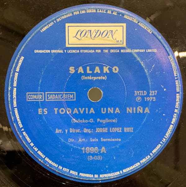 Salako — Es Todavia Una Niña