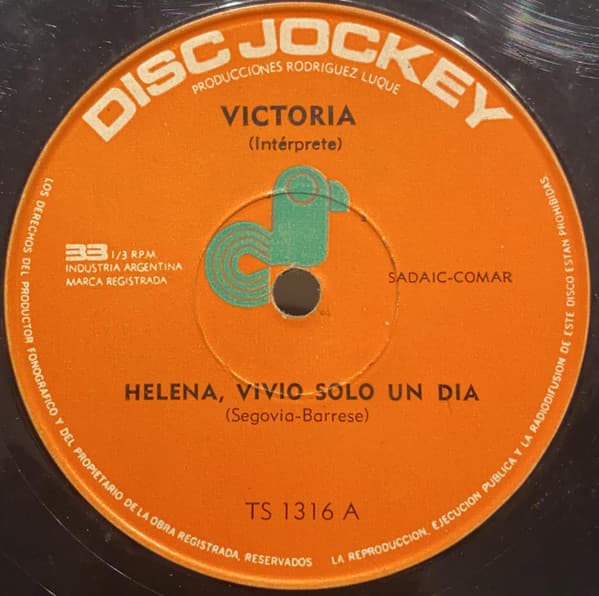 Victoria — Helena, Vivio Solo Un Dia
