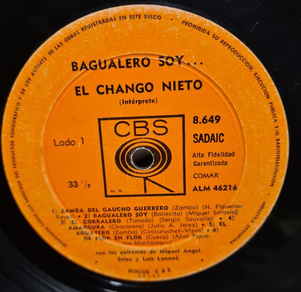 El Chango Nieto — Bagualero Soy...