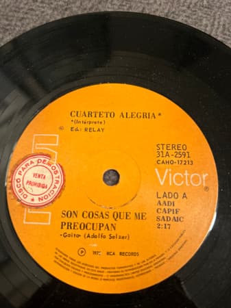 Cuarteto Alegría — Son Cosas Que Me Preocupan