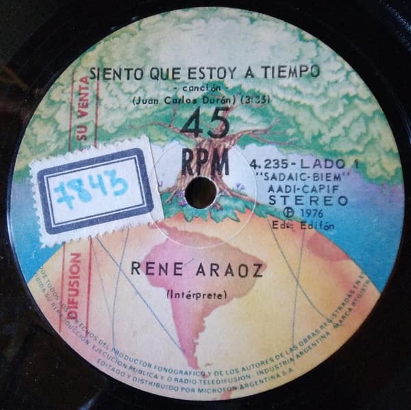 Rene Araoz — Siento Que Estoy A Tiempo / Asi Es MI Santa Fe
