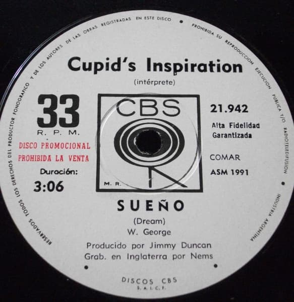 Cupid's Inspiration — El Ayer Se Ha Ido / Sueño