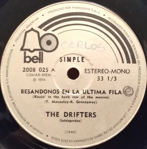 The Drifters — Besandonos En La Ultima Fila