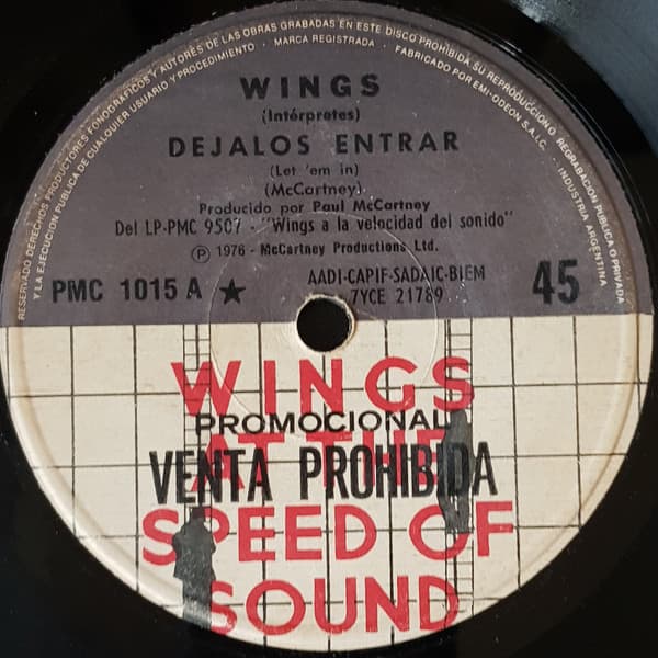 Wings — Dejalos Entrar = Let 'Em In