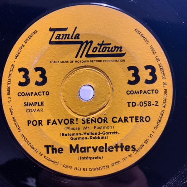 The Marvelettes — Demasiados Peces En El Mar = Too Many Fish In The Sea / Please Mr. Postman = Por Favor! Señor Cartero