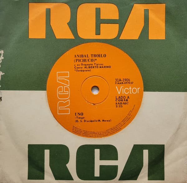 Aníbal Troilo Y Su Orquesta Típica & Alberto Marino — Uno / Cristal