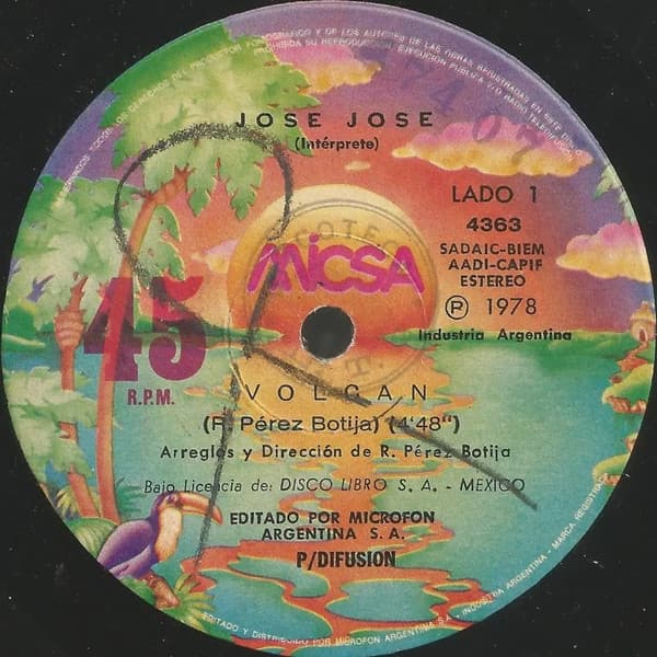José José — Volcan/Por Una Sonrisa