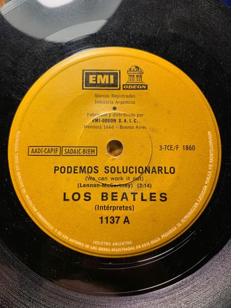 Los Beatles — Podemos Solucionarlo / Vacación De Un Día