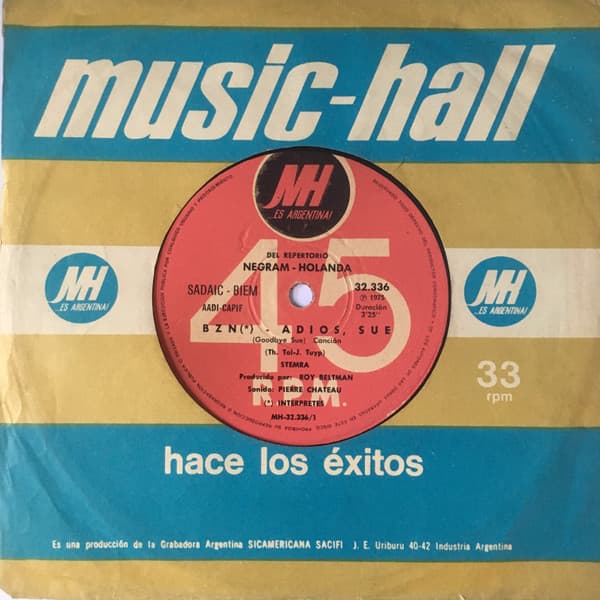 BZN — Adios, Sue (Goodbye Sue)