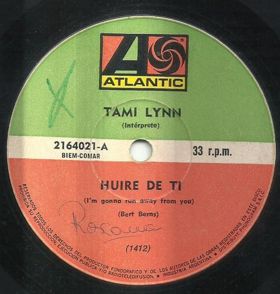 Tami Lynn — Huire de Ti = I'm Gonna Run Away From You