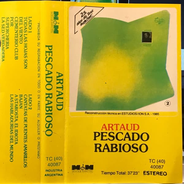 Pescado Rabioso — Artaud