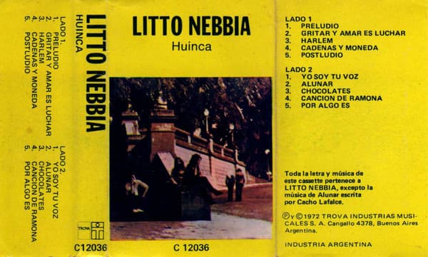 Litto Nebbia — Huinca