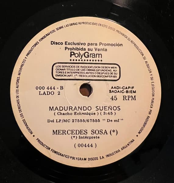 Mercedes Sosa — El Tiempo Es Veloz