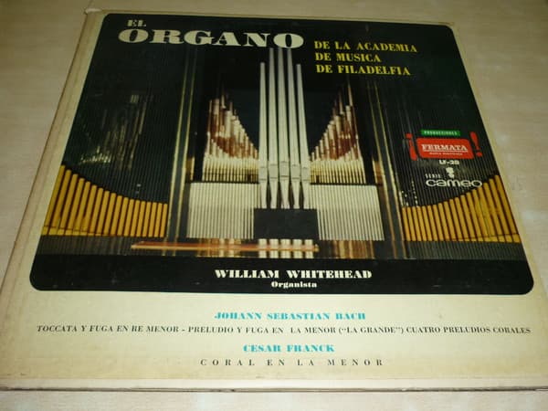 William Whitehead — El Organo De La Academia De Musica De Filadelfia