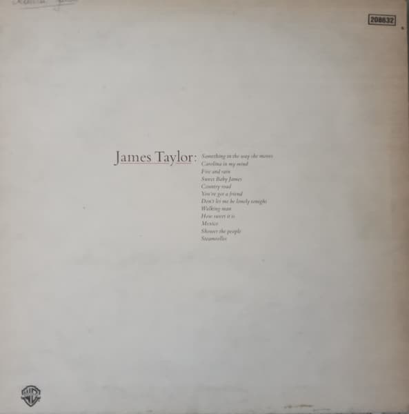 James Taylor — James Taylor's Greatest Hits = Grandes Exitos