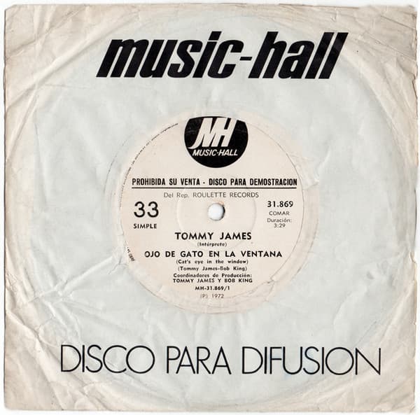 Tommy James — Ojo De Gato En La Ventana = Cat's Eye In The Window