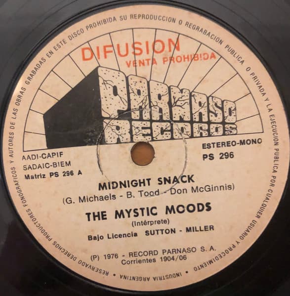 The Mystic Moods Orchestra — Midnight Snack / Honey Trippin’