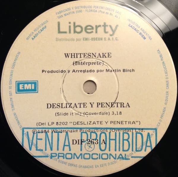 Whitesnake — Deslizate Y Penetra (Slide It In)