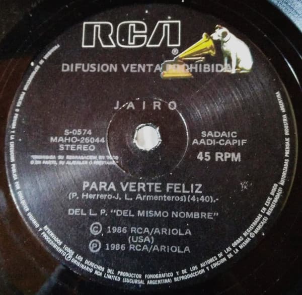 Jairo — Para Verte Feliz