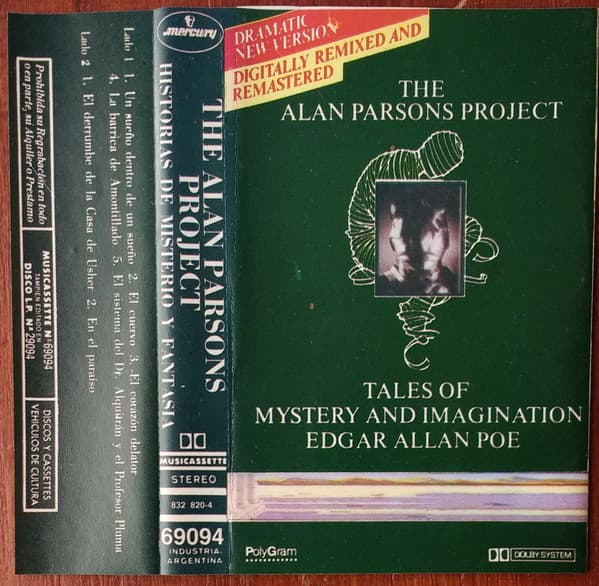 The Alan Parsons Project — Historias De Misterio Y Fantasía = Tales Of Mystery And Imagination - Edgar Alan Poe