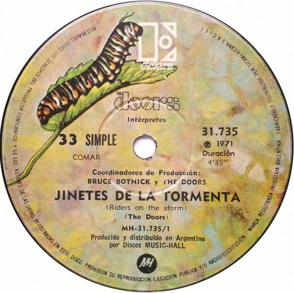 The Doors — Jinetes De La Tormenta = Riders On The Storm