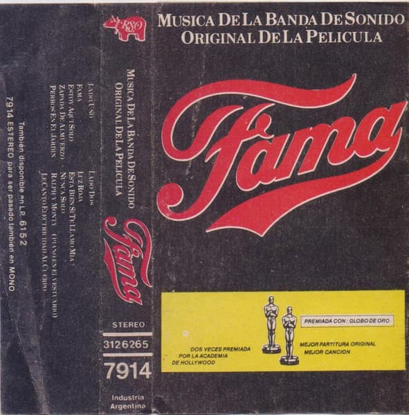 Various — Fama (Musica De La Banda De Sonido Original De La Pelicula)