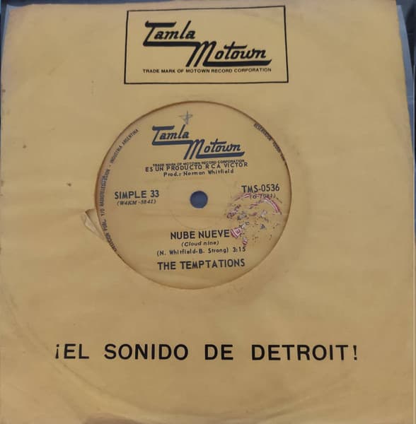 The Temptations — Nube Nueve = Cloud Nine