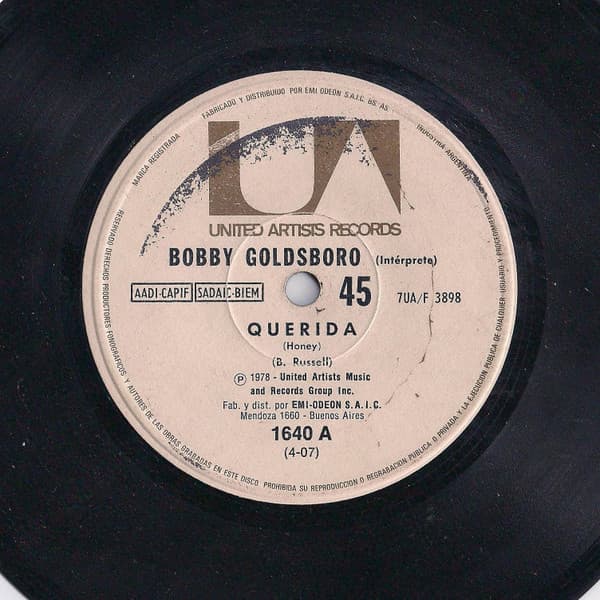 Bobby Goldsboro — Querida (Honey) / Danny