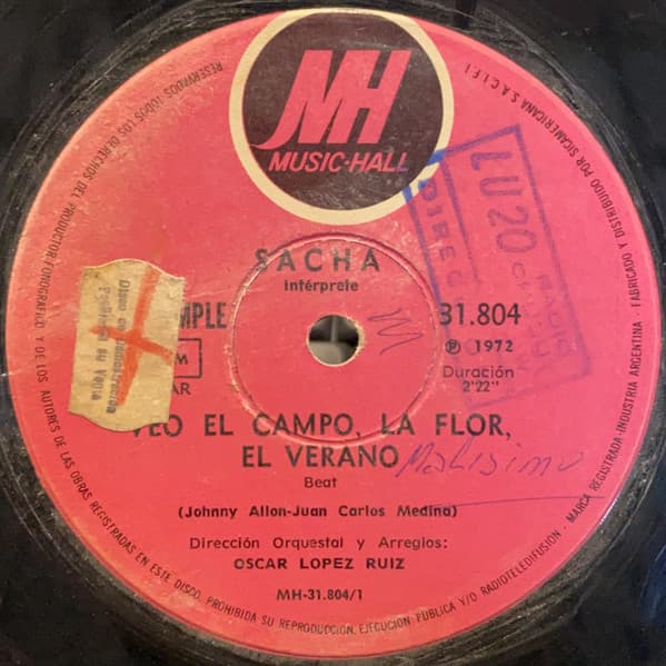 Sacha — Veo El Campo, La Flor, El Verano