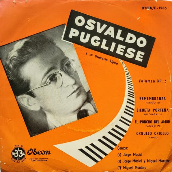 Osvaldo Pugliese Y Su Orquesta Típica — Volumen N° 5