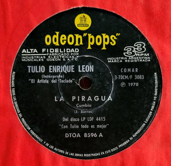 Tulio Enrique Leon — La Piragua / Cada Cual Con Su Cada Cual