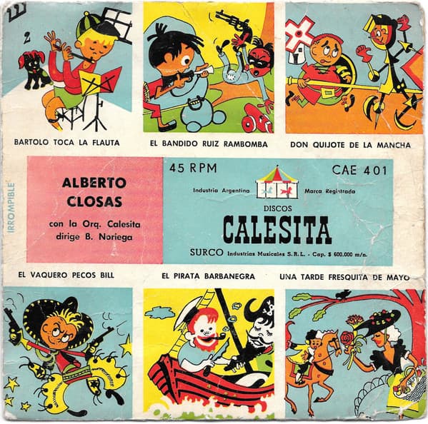 Alberto Closas & Orquesta Calesita — Bartolo Toca La Flauta