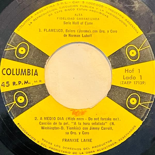 Frankie Laine — Medio Dia