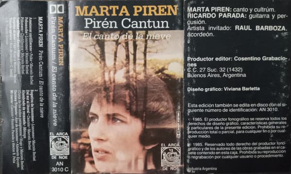 Marta Pirén — Pirén Cantun / El Canto De La Nieve