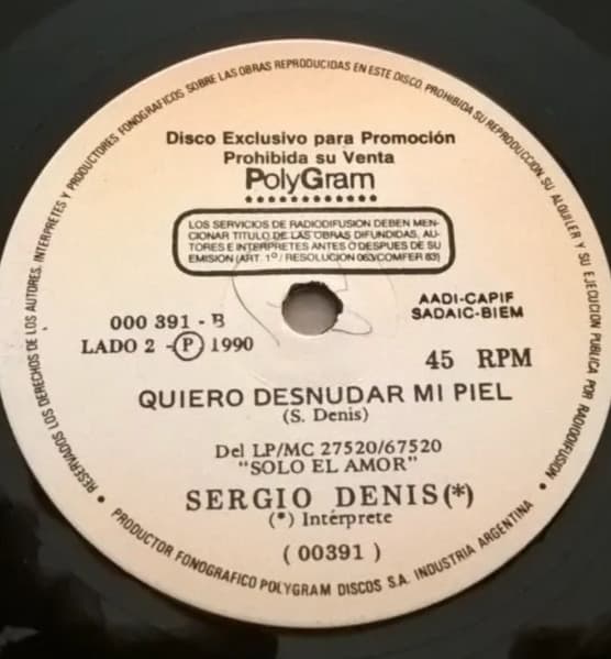 Sergio Denis — Solo El Amor Puede Darnos