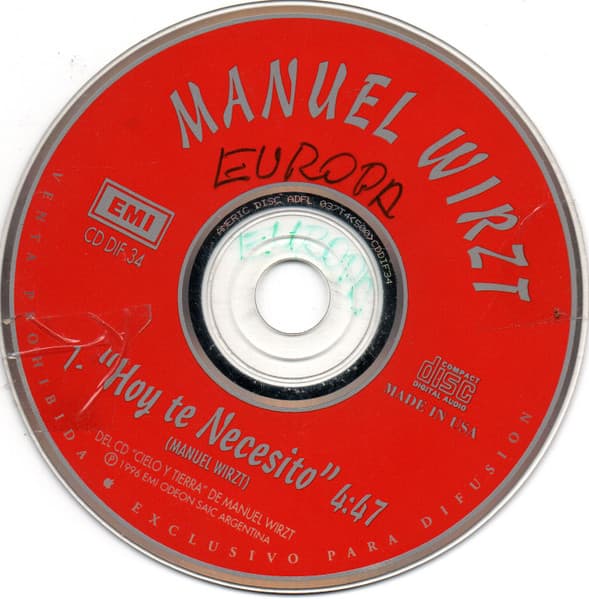 Manuel Wirzt — Hoy Te Necesito